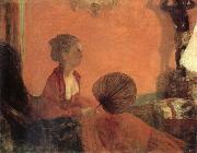 Edgar Degas Madame Camus en rouge Germany oil painting artist